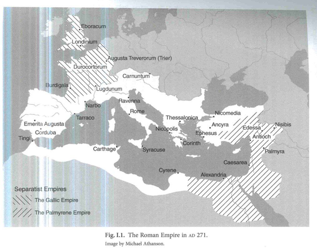 La situazione dell'Impero nel 271