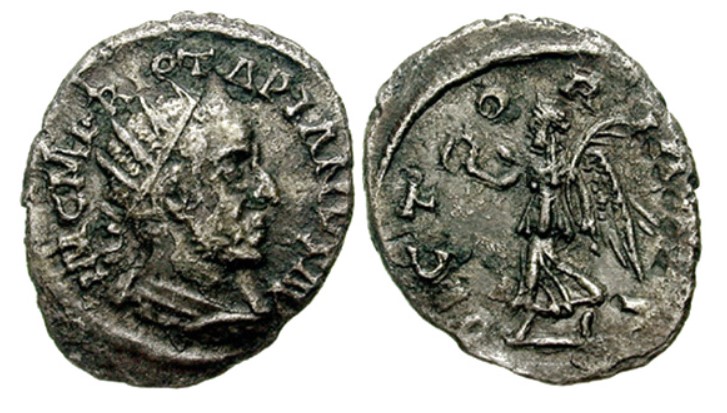 Piccolo medaglione dell'usurpatore Iotapiano