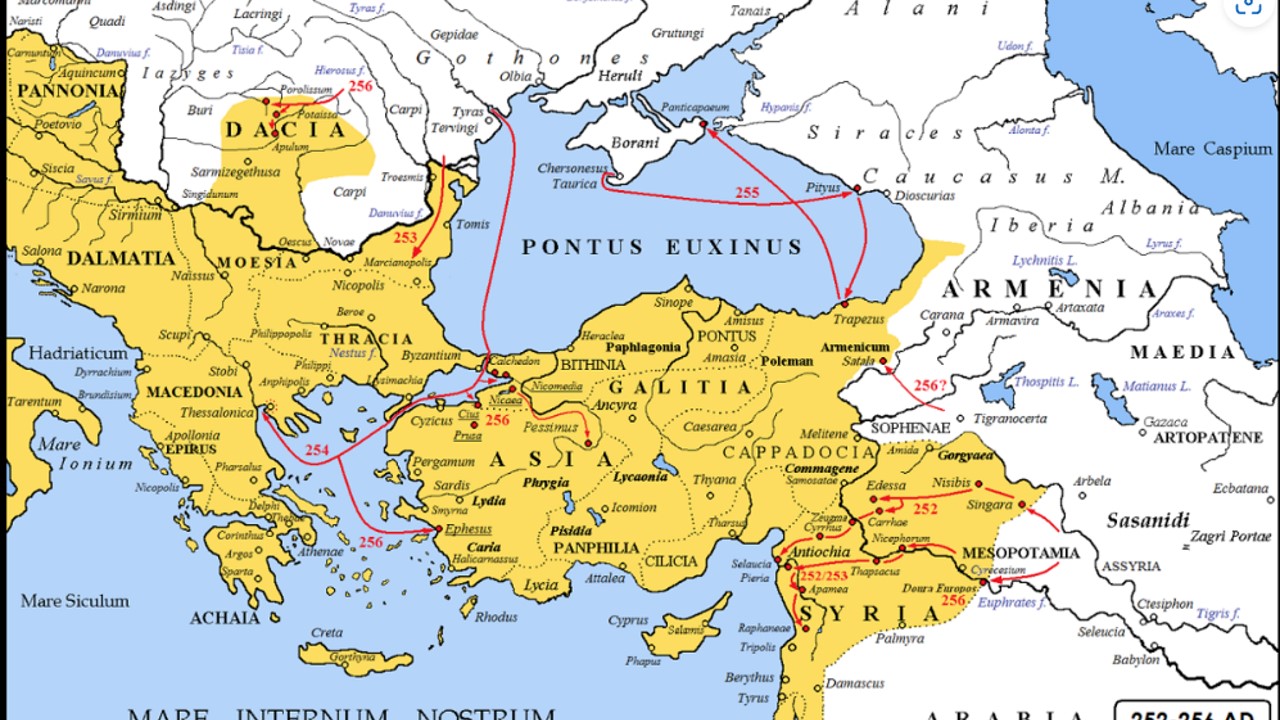 Avanzata dei Goti e dei Persiani in Oriente